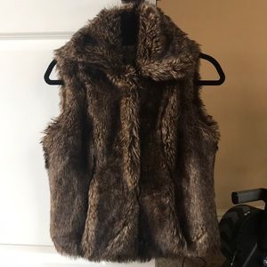 Baguda Faux Fur Brown/Carmel Vest
